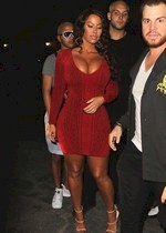 Amber Rose cleavage