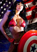 Busty Captain America