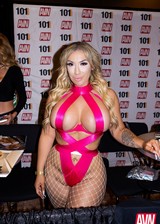 Porn star boobs at AVN 2025 Adult Entertainment Expo