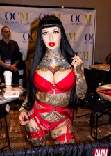 Porn star boobs at AVN 2025 Adult Entertainment Expo