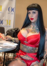 Porn star boobs at AVN 2025 Adult Entertainment Expo