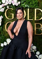 Ashley Graham Golden Globes cleavage