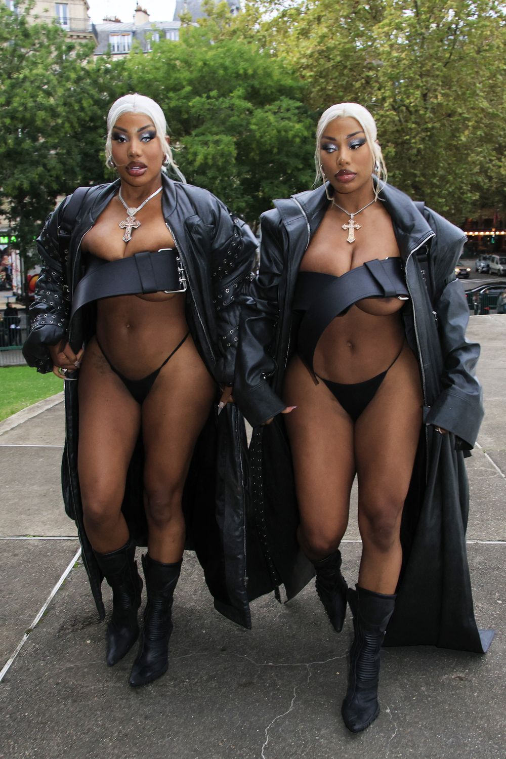 Clermont twins boobs