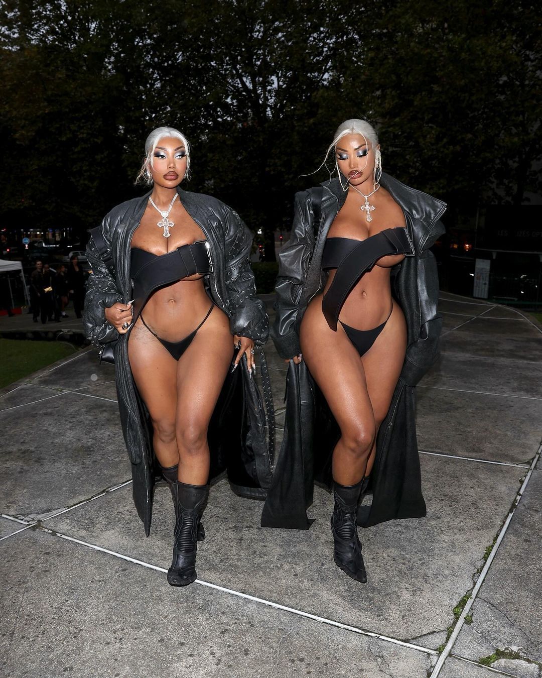 Clermont twins boobs