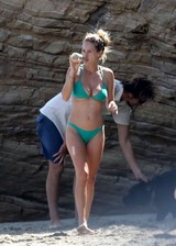 Dylan Penn in a bikini