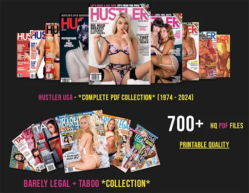 Hustler magazines