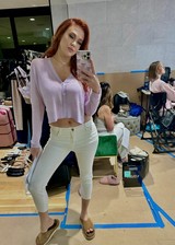 Maitland Ward on a porn set