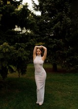 Mitropoliya see through dress