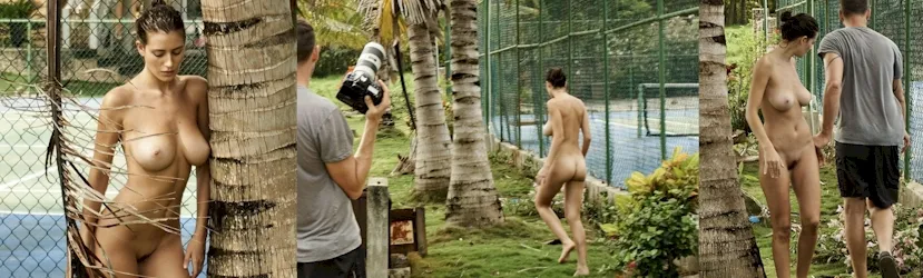 Alejandra Guilmant naked behind the scenes