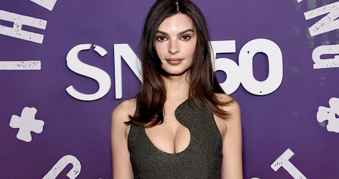 Emily Ratajkowski attends SNL50: The Homecoming Concert